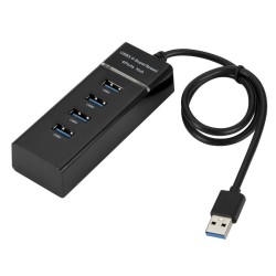 Hub Usb 2.0 4 Puertos HM-H1 Negro