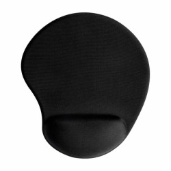 Mouse Pad de Algodón con Apoya Brazo ZO-163 Negro