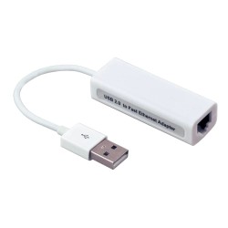 Adaptador USB 2.0 a Ethernet RJ45 10/100Mbps