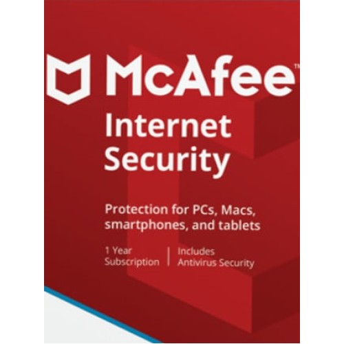 McAfee Internet Security 2022 1 Dispositivo 1 Año (Digital)