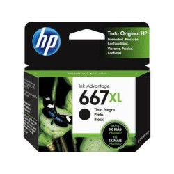 Tinta Original Hp 667 XL Negro