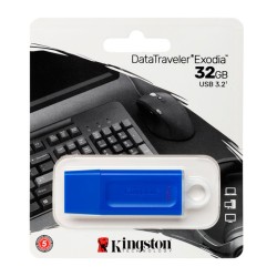Memoria USB Kingston Exodia 32GB Azul